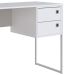 Escrivaninha Mesa de Computador Industrial 2 Gavetas Branco