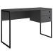 Escrivaninha Mesa de Computador Industrial 2 Gavetas Grafite