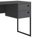 Escrivaninha Mesa de Computador Industrial 2 Gavetas Grafite