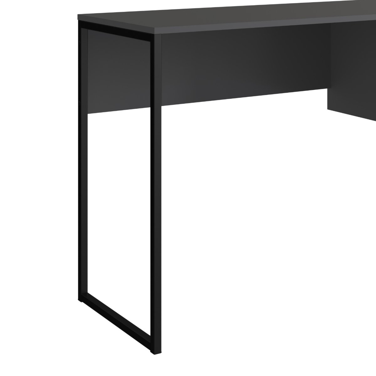 Escrivaninha Mesa de Computador Industrial 2 Gavetas Grafite