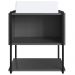 Gabinete Suspenso Banheiro 50x38,5x54cm Porta e Cuba Grafite Industrial
