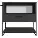 Gabinete para Banheiro 80x37x79cm Preto Grafite Placa e Ponto P1028