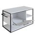 Gabinete para Banheiro Industrial Suspenso com Porta Basculante Branco