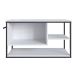 Gabinete para Banheiro Industrial Suspenso com Porta Basculante Branco