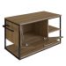 Gabinete para Banheiro Industrial Suspenso com Porta Basculante Mel