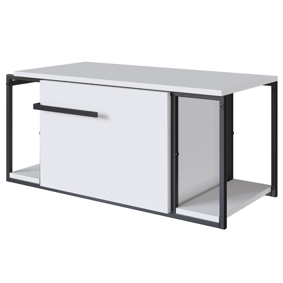 Gabinete para Banheiro Suspenso Industrial sem Cuba Branco