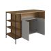 Mesa Bancada Ilha Industrial Gourmet 2 Portas Mel / Arenas