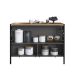 Mesa Bancada de Cozinha Industrial Gourmet Mel / Grafite