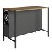 Mesa Bancada de Cozinha Industrial Gourmet Mel / Grafite
