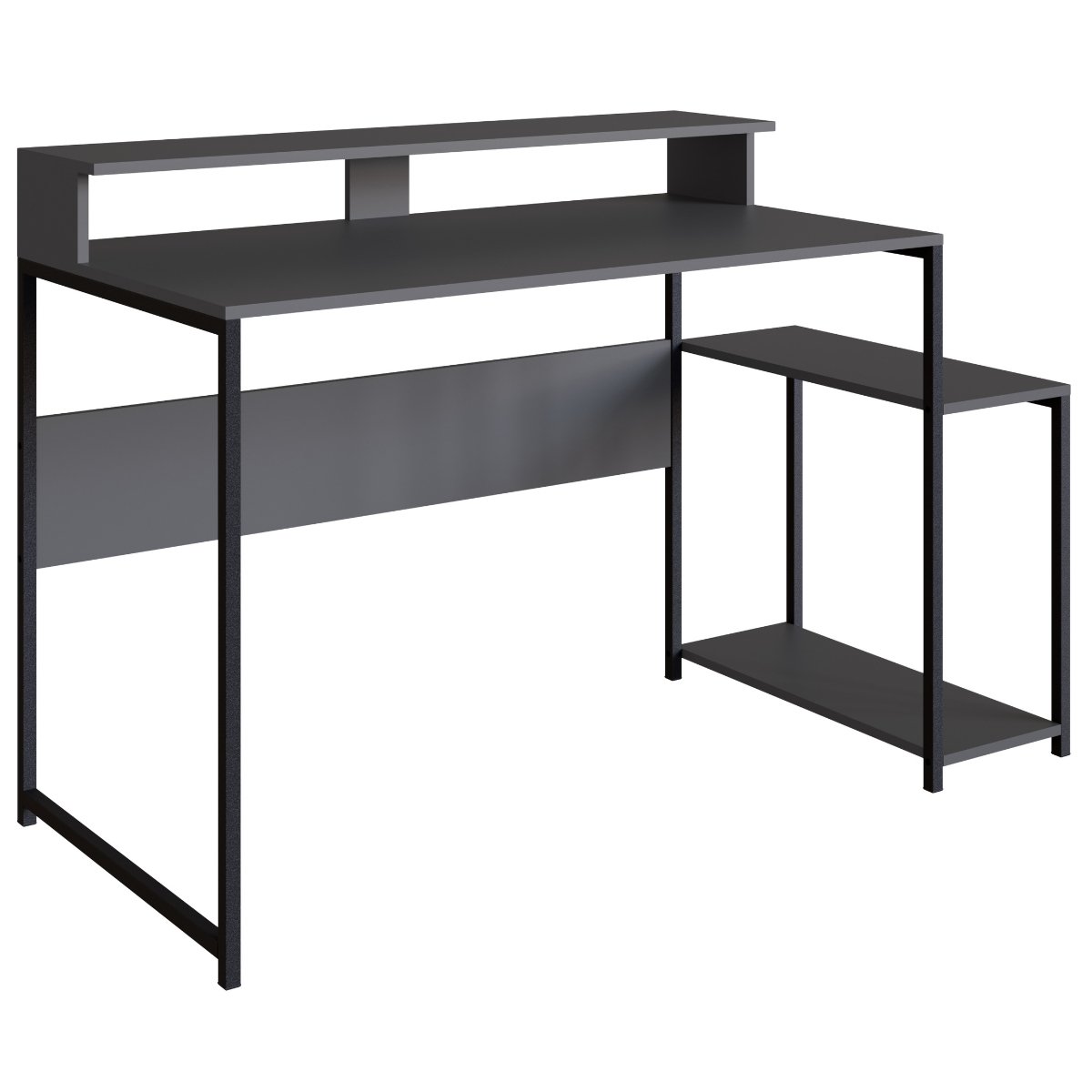 Mesa Gamer Industrial para Computador Ryze Preto / Grafite