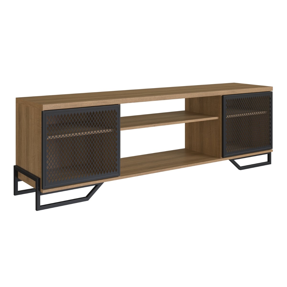 Rack Industrial com 2 Portas e Estrutura de Metal Mel