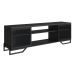 Rack Industrial com 2 Portas e Estrutura de Metal Preto