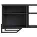 Rack Industrial com 2 Portas e Estrutura de Metal Preto
