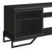 Rack Industrial com 2 Portas e Estrutura de Metal Preto