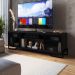 Rack Industrial com 2 Portas e Estrutura de Metal Preto