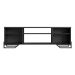 Rack Industrial com 2 Portas e Estrutura de Metal Preto