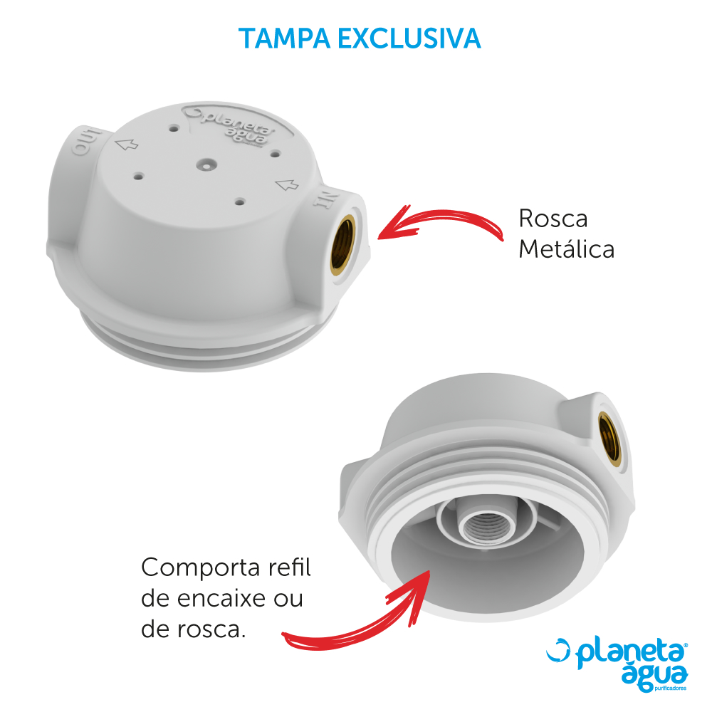 Purificador Fit 200 Marca Planeta Água