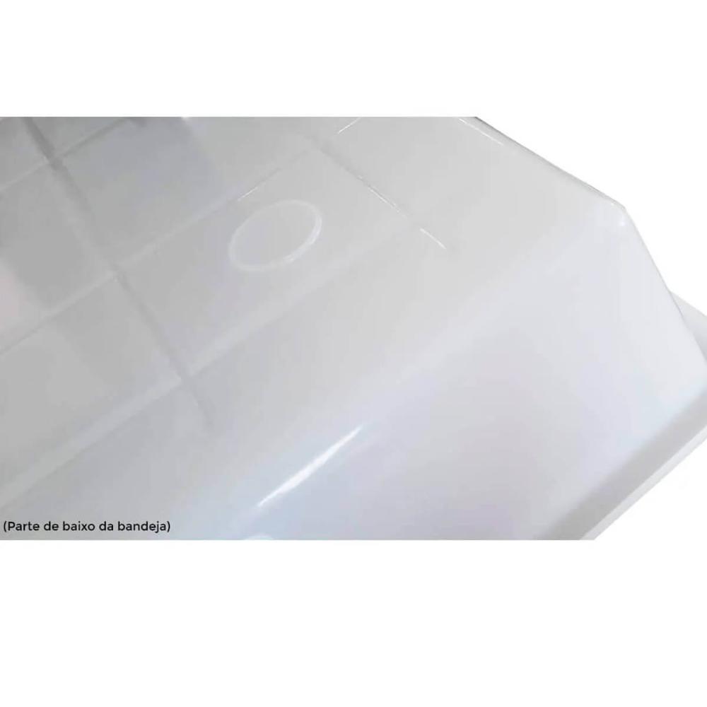5 Bandejas Plásticas para Açougue 40x61x10cm Alimentos 17L G