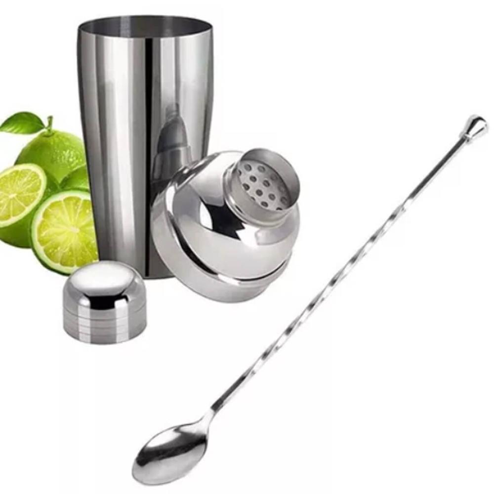Colher Bailarina Inox 29cm Sucos Drinks Coquetel Profissiona