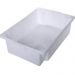 Kit 12 Caixas Restaurante Açougue 56x34cm Empilhável de Plástico com Tampa 15l Organizadora