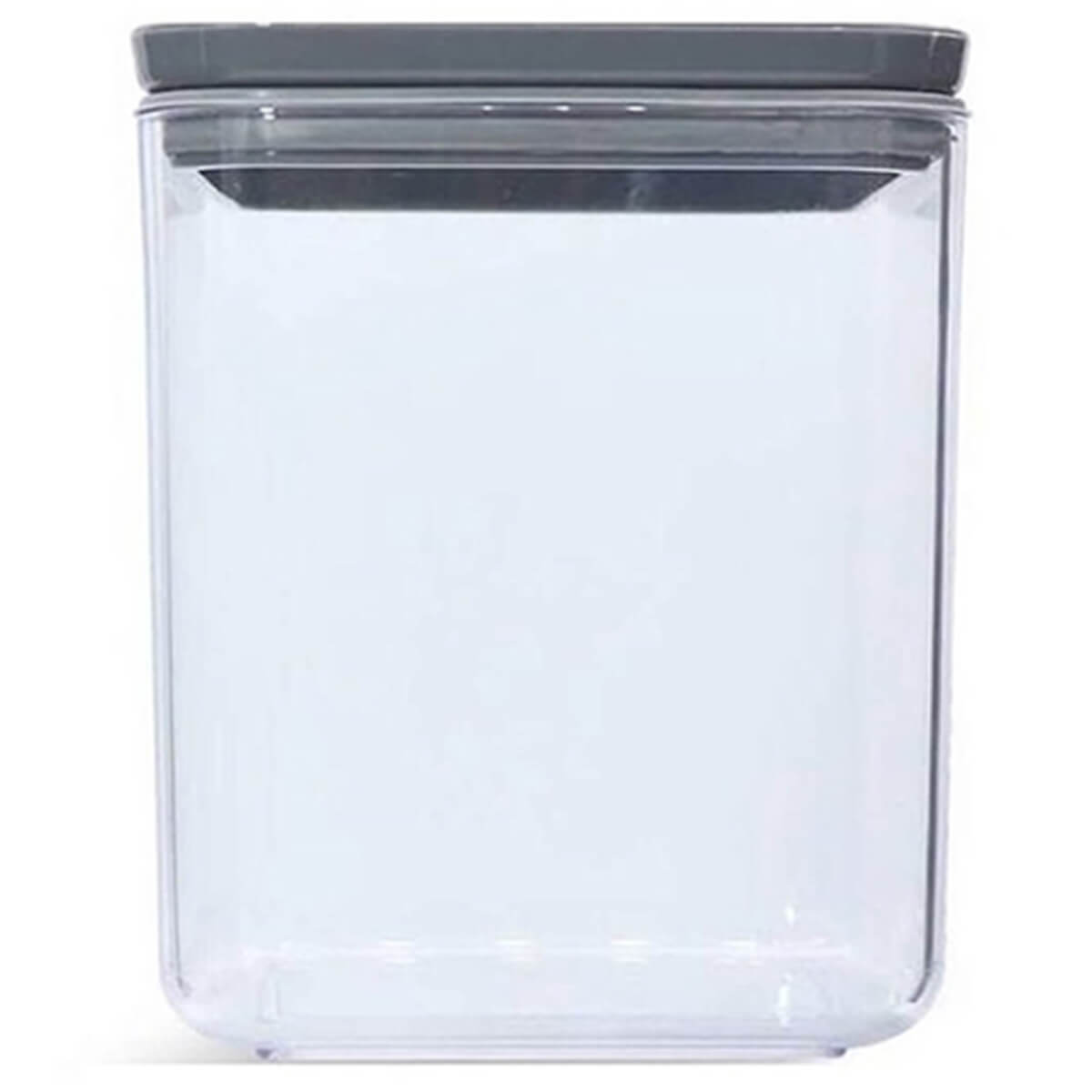 Kit 12 Potes Herméticos de Plástico 1L Potinhos com Tampa Porta Mantimentos Chumbo Plasvale