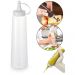 Kit 16 Bisnagas Plásticas Grandes 400ml Crepe Maionese Ketchup Mostarda Lancheria