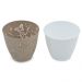 Kit 3 Vasos de Flores Plantas 2,5L cada Cachepot 3D Floreira