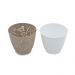 Kit 3 Vasos de Flores Plantas Cachepot 3D Floreira de Mesa D