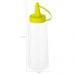 Kit 30 Bisnagas Plásticas para Molhos 250ml Ketchup Mostarda Maionese Restaurantes Lancherias