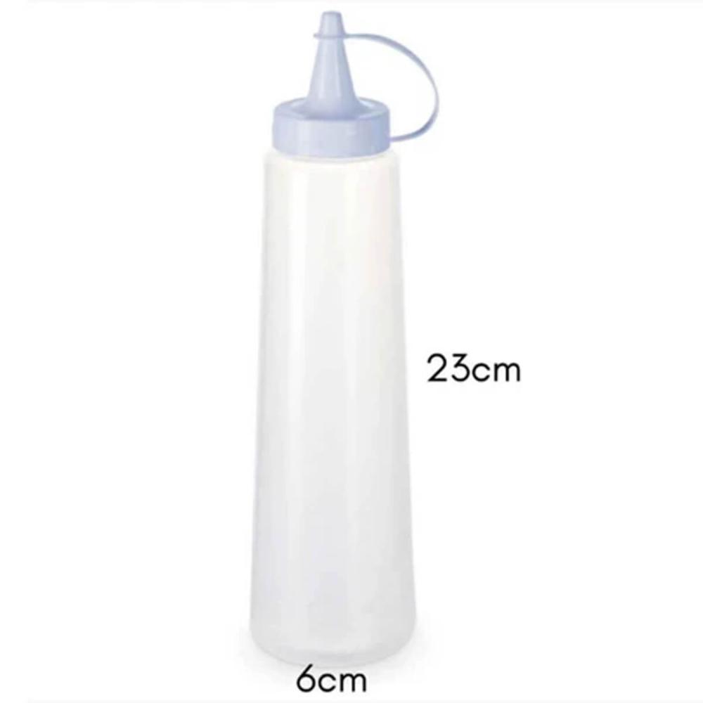 Kit 32 Bisnaga Plástica Plasvale 400ml para Molhos Caldas Xaropes Restaurantes