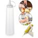 Kit 32 Bisnaga Plástica Plasvale 400ml para Molhos Caldas Xaropes Restaurantes