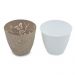 Kit 6 Cachepots Decorativos 3D 700ml Vaso de Flor Plantas Pe