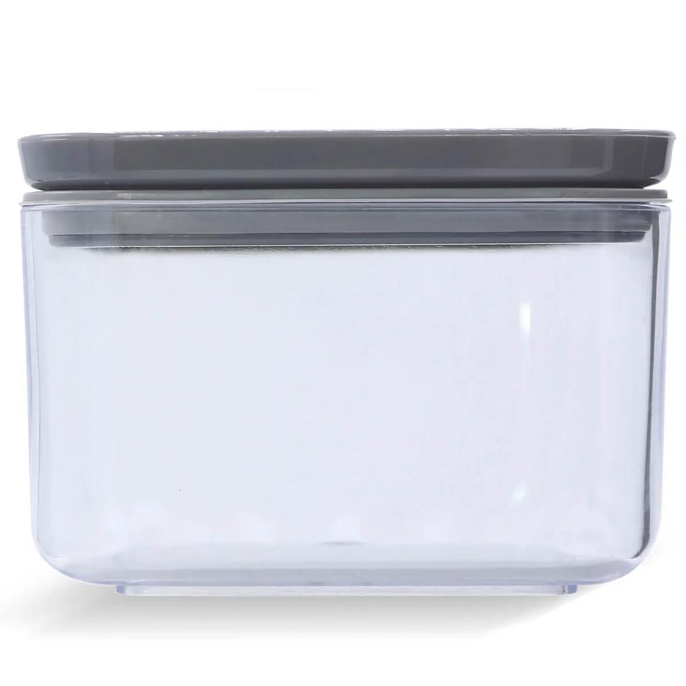 Pote Hermético Plasvale Pequeno 500ml Cristal Quadrado para