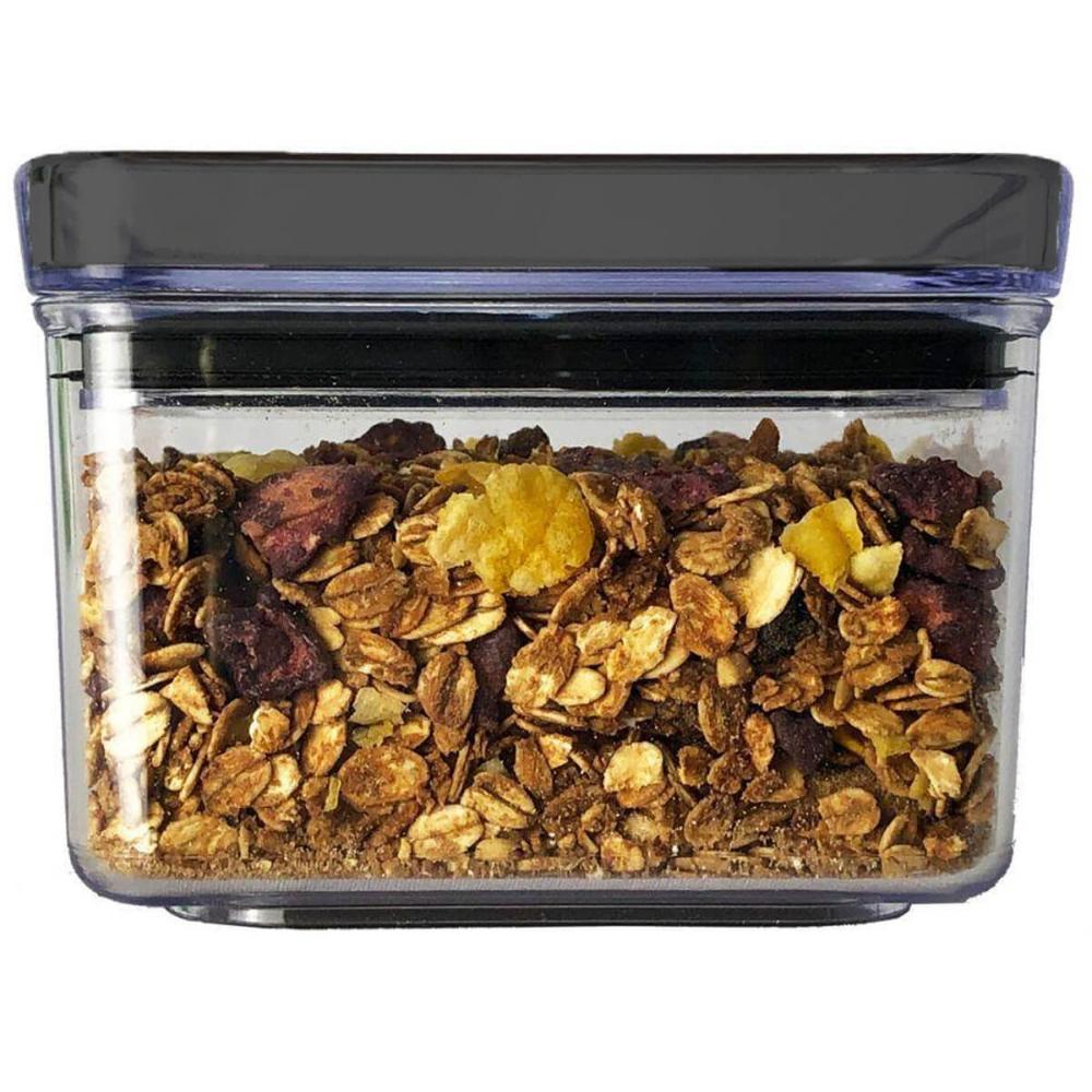 Pote Hermético Plasvale Pequeno 500ml Cristal Quadrado para