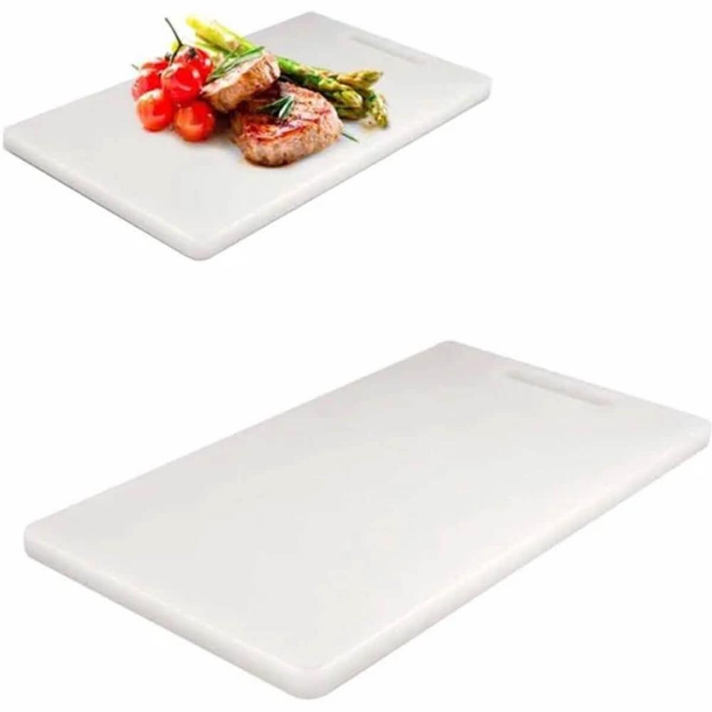 Tábua de Corte Carne Legumes Cozinha Profissional 46x31cm Açougue Plasvale