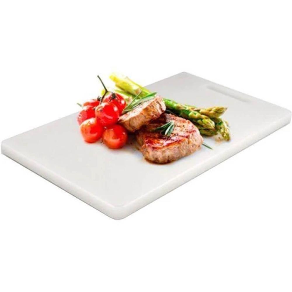 Tábua de Corte Carne Legumes Cozinha Profissional 46x31cm Açougue Plasvale