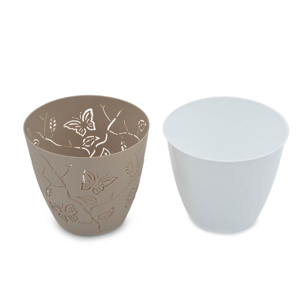 Vaso de Flores Plantas Cachepot 3D Floreira de Mesa Decor 2,