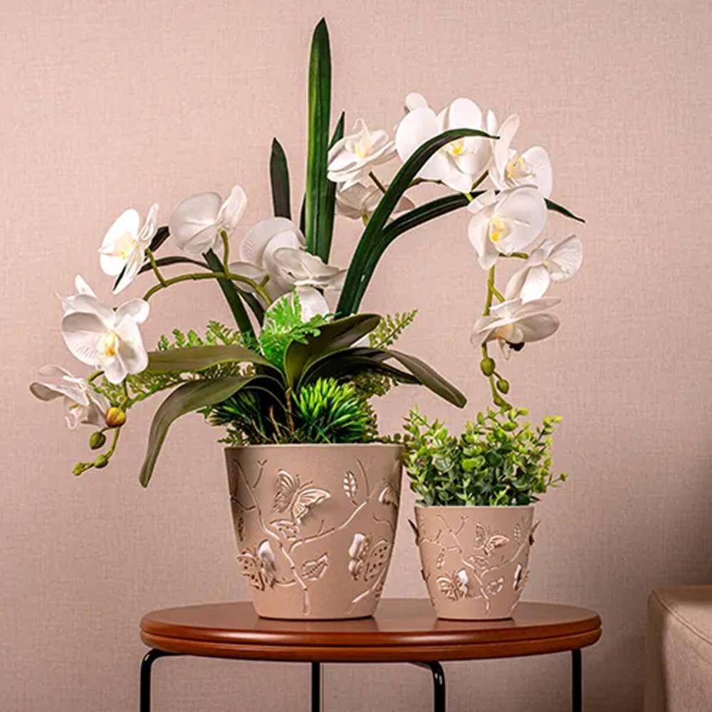 Vaso de Flores Plantas Cachepot 3D Floreira de Mesa Decor 2,