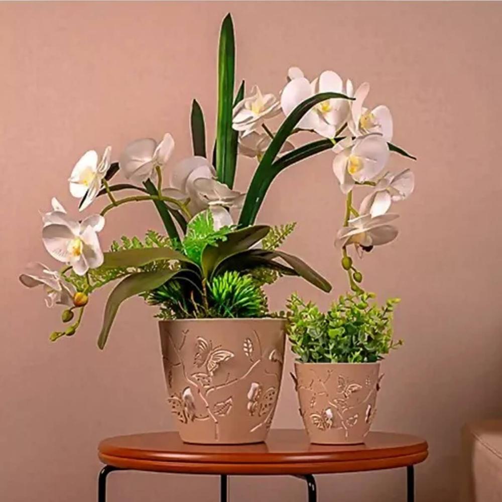 Vaso de Flores Plantas Cachepot 3D Floreira de Mesa Decor 70