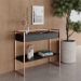 Aparador Industrial Com Prateleira Dexter - Preto/Cobre