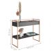 Aparador Industrial Com Prateleira Dexter - Preto/Cobre