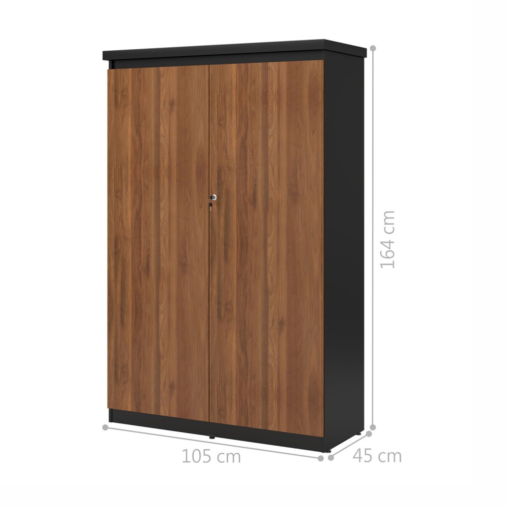 Armário Office Belmont Noce Preto