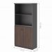 Armario Estante com Mesa 1.2 Ipanema Freijo Preto
