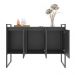 Armario Industrial 3 Portas Balso - Preto Onix