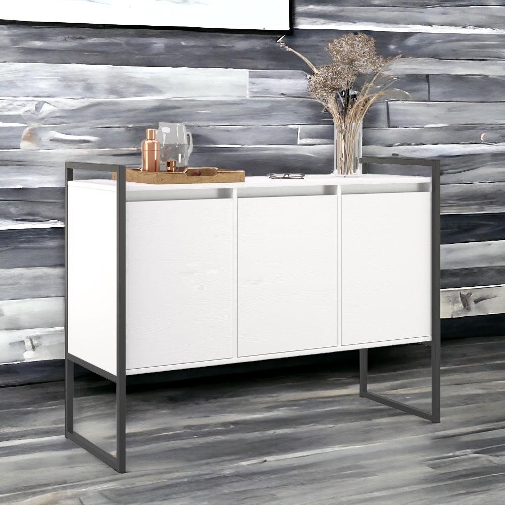 Armario Industrial 3 Portas Balso Conjunto 2 Peças - Branco