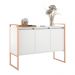 Armario Industrial 3 Portas Balso Conjunto 2 Peças - Branco Cobre
