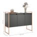 Armario Industrial 3 Portas Balso Preto Cobre