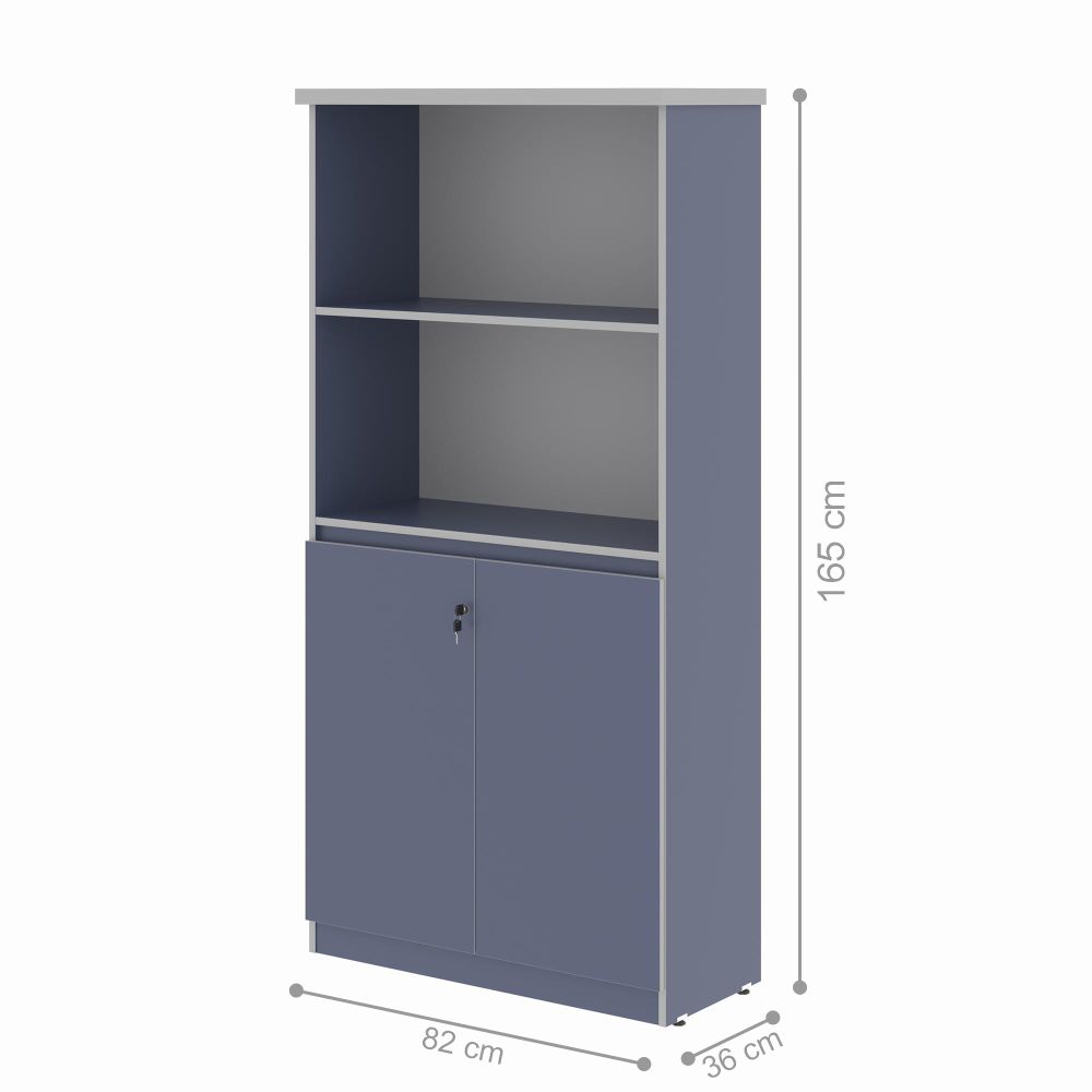 Armario com 2 Portas Paris Azul