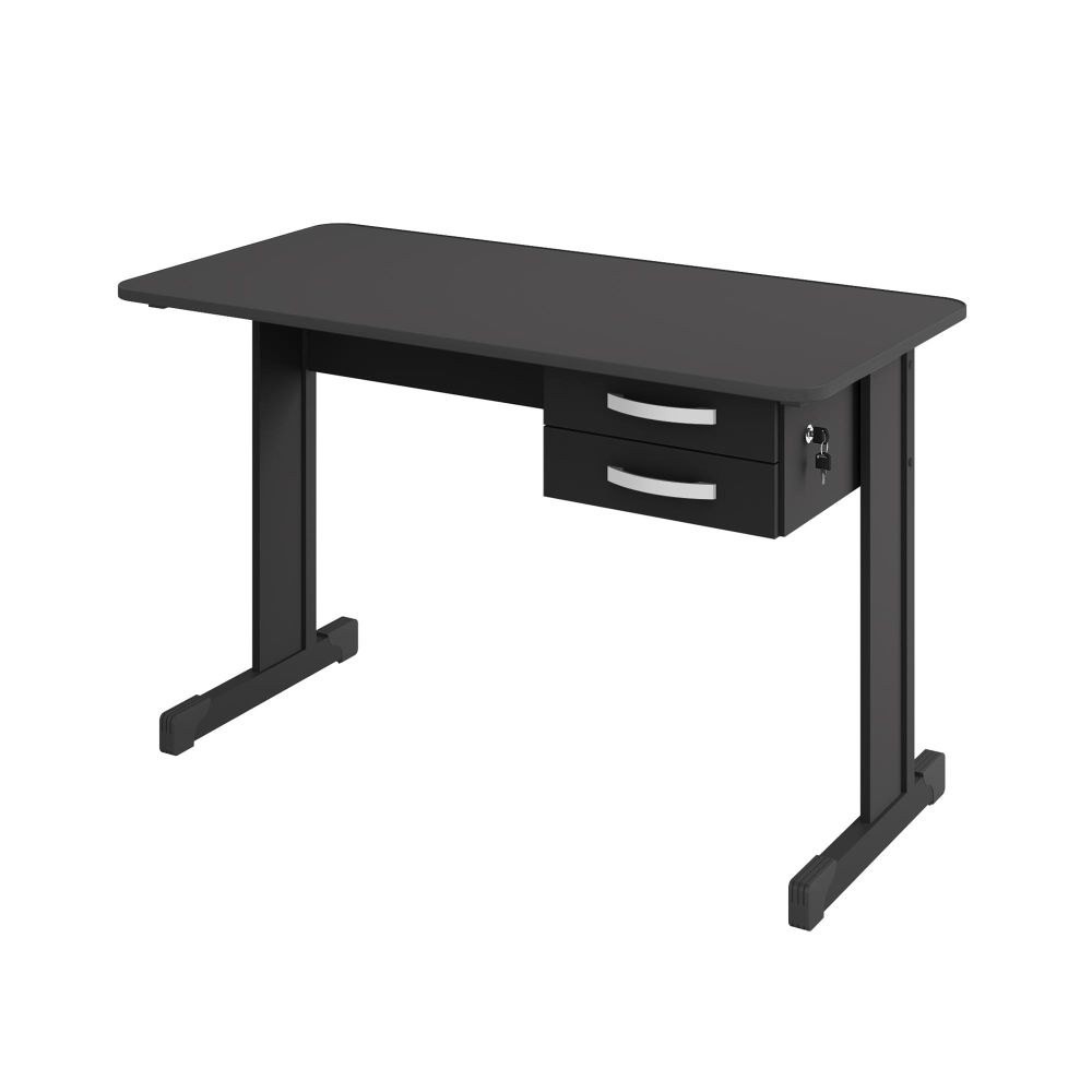 Armario e Mesa 1,20 Geórgia Preto Onix