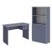 Armario e Mesa de Computador Faroé Azul